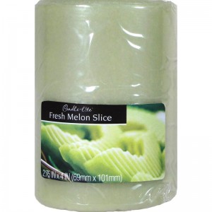 Fortune Products Candle-Lite Fresh Melon Slice Pillar Candle YDR1108